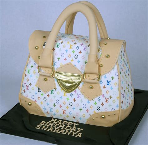 louis vuitton cake decorations|louis vuitton handbag cake.